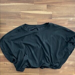 Black Flowy Crop Top